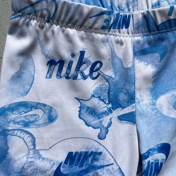Girl's Nike Pants Multicolor Gradient Logo S Active Stretch Light Breath Gym Run - Picture 3 of 9